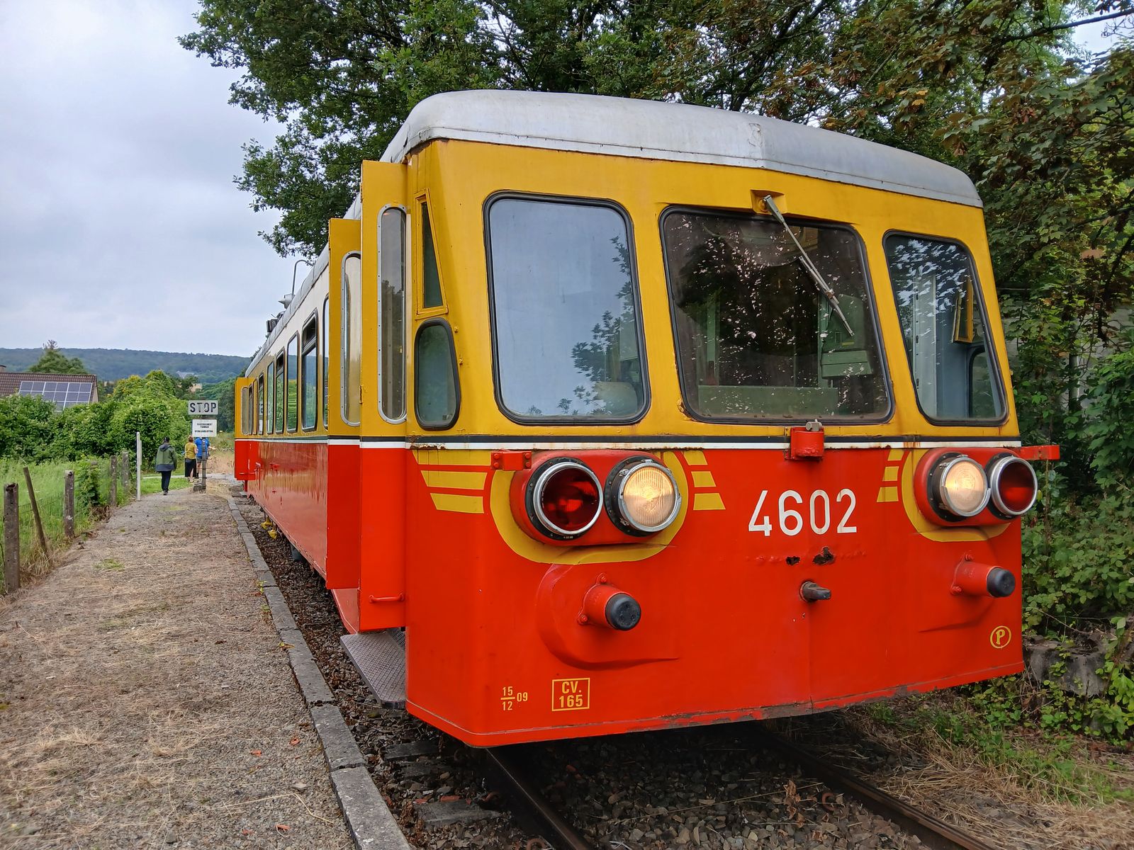 Autorail 554 du PFT sur la ligne du Bocq