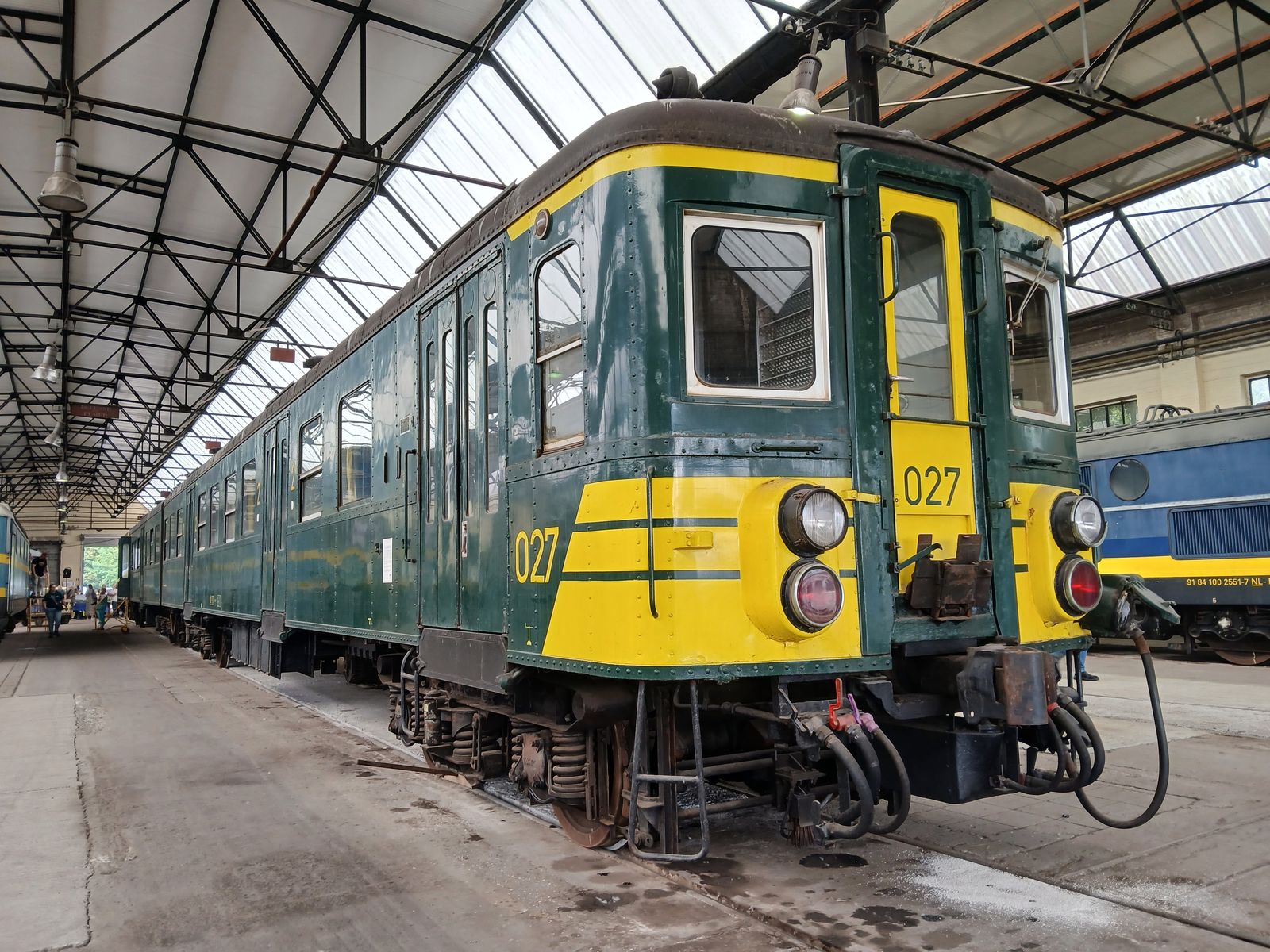 Automotrice type 1950 - 027 de la SNCB au rétro-train de Saint-Ghislain