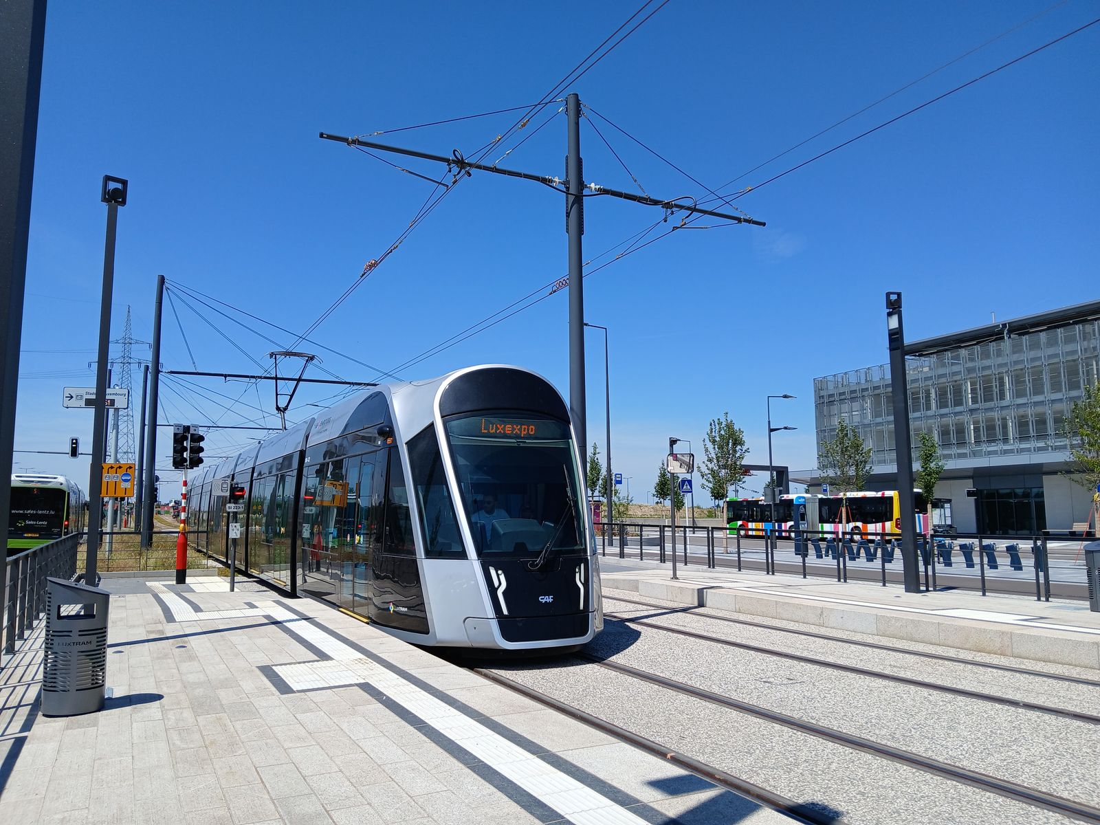 Le tram à Stadion